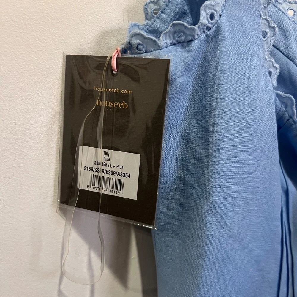 House of CB Light Blue Mini Dress - Picture 3 of 4